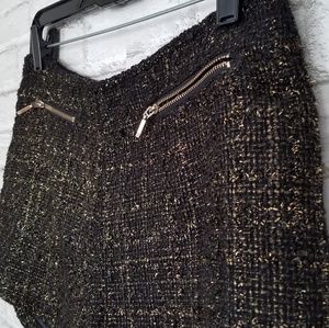 Black and gold shorts